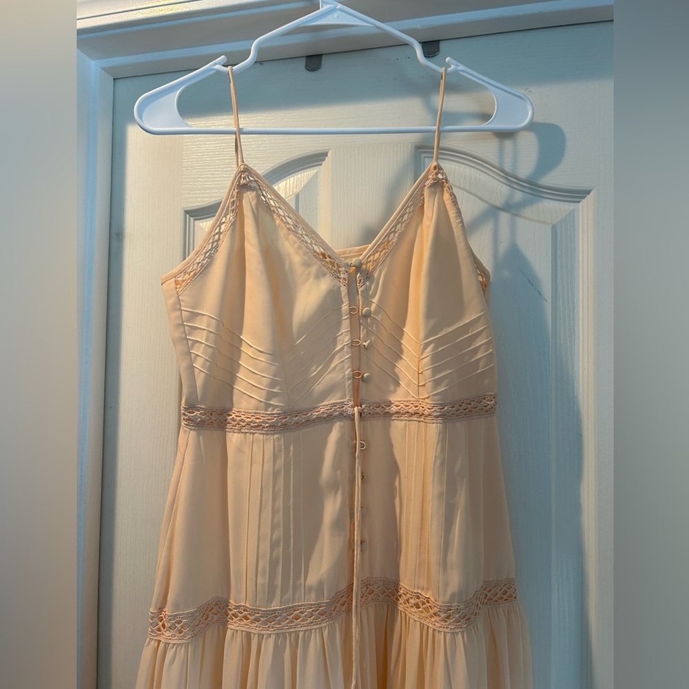 ASOS PEACH DRESS SZ 6 - Picture 3 of 9